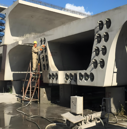 荷塘压浆料施工流程及注意事项